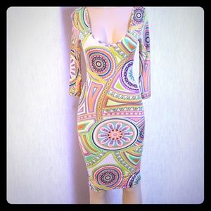 Vibrant Bodycon Dress